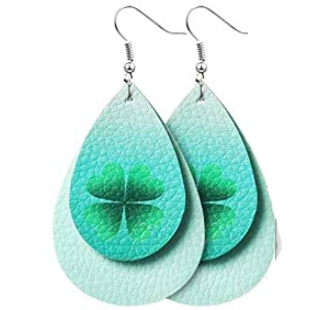 5/$25  St. Patricks Day Earrings St Patricks Day Green Jewelry St. Patrick's Day